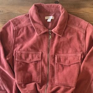 TopShop Pink Corduroy Jumpsuit, Size 4